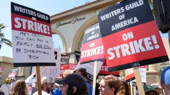 Actors and Writers on Strike